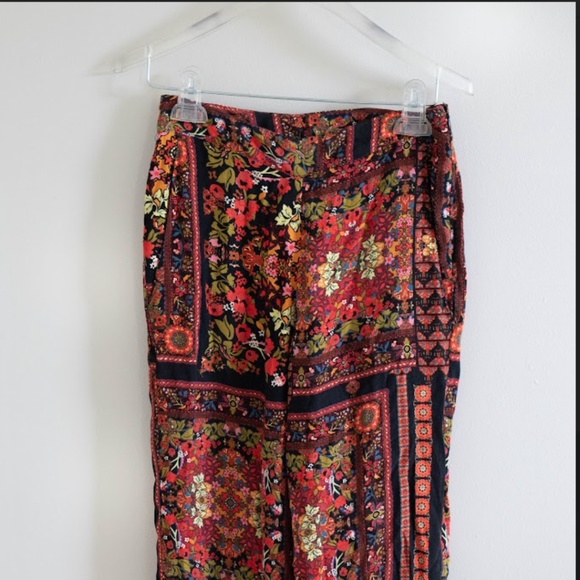 Topshop Paisley Print Fun Pants - Picture 1 of 6